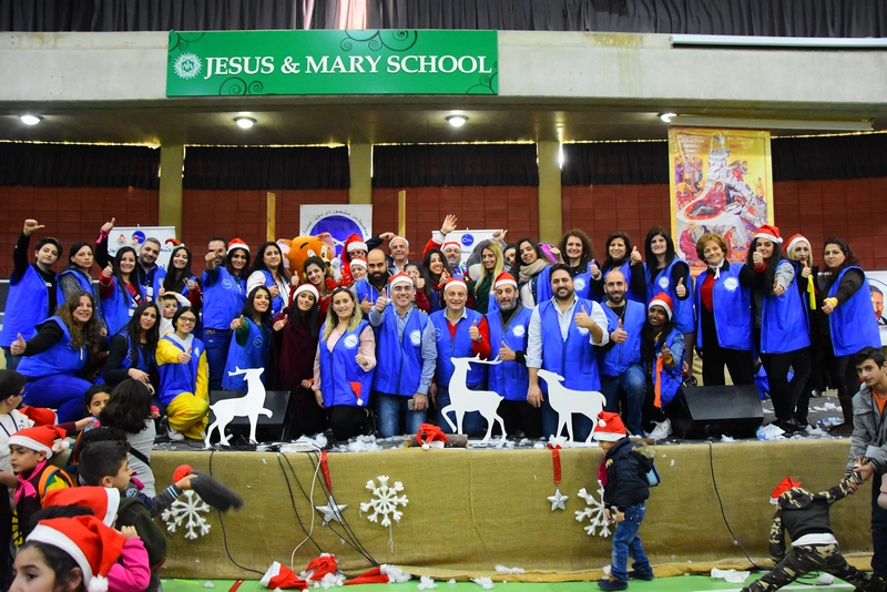 Saint Vincent de paul celebrating Christmas at Jesus & Mary school